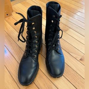 Stuart Weitzman combat boots